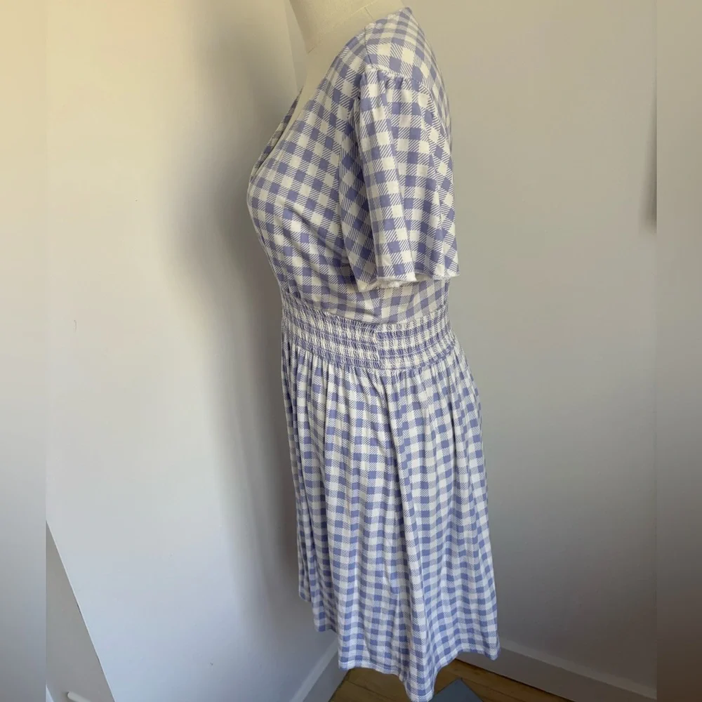 Forever 21 Blue Gingham Women's Dress - Picture 4 of 6